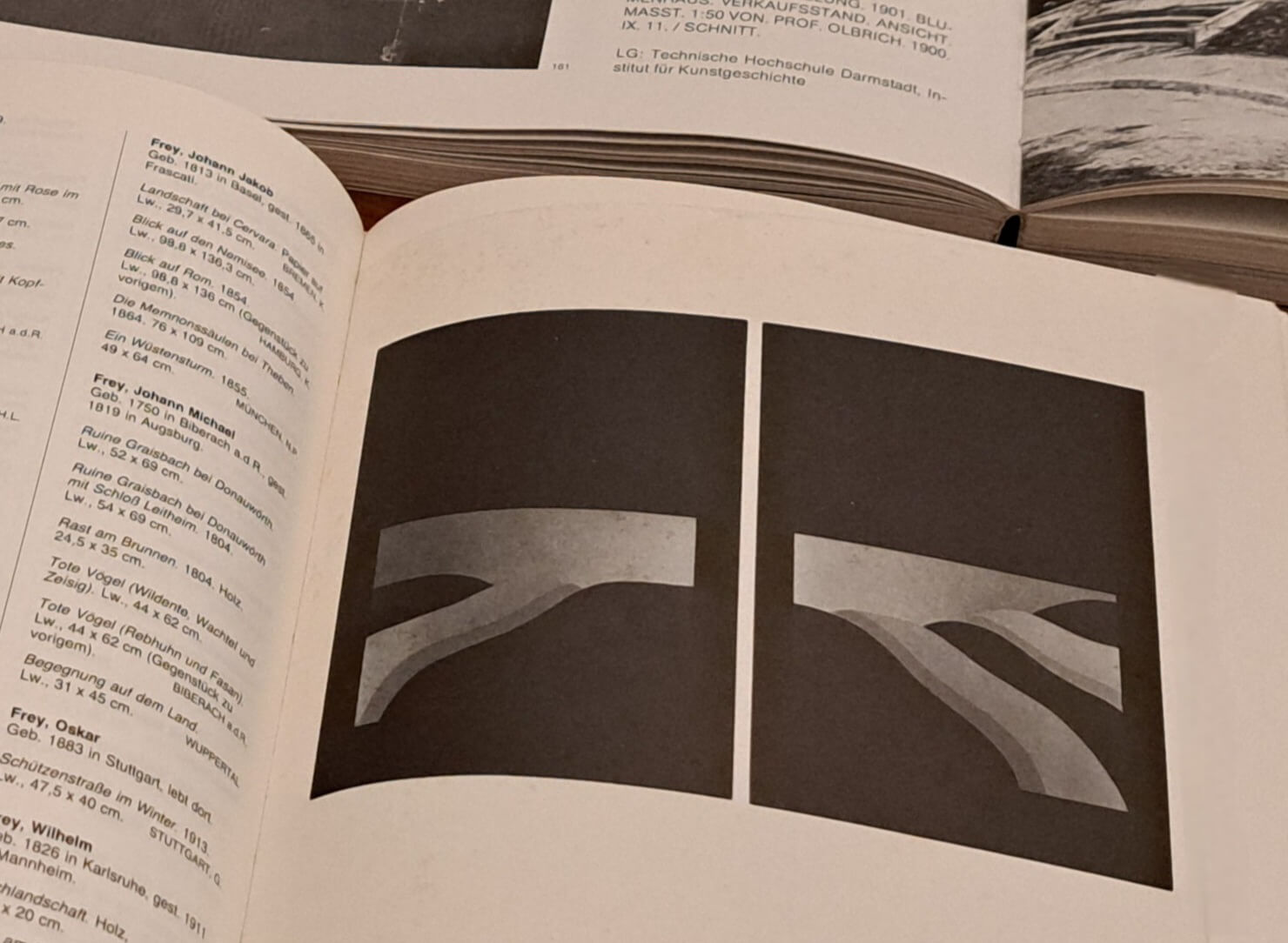 Diptychon von Friedhelm Meinass in der Sammlung Mathildenhöhe Darmstadt