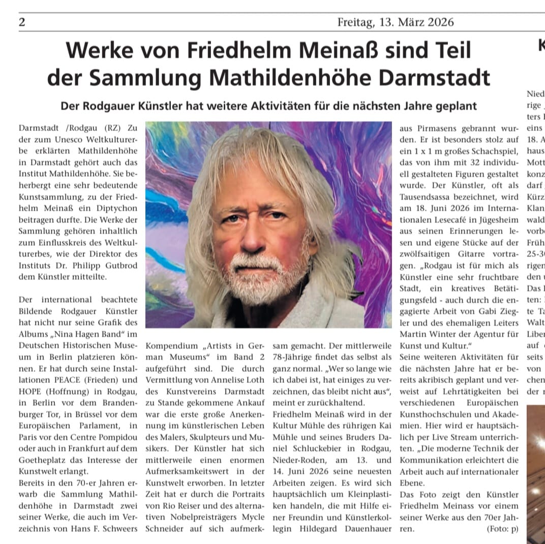 RZ-Berichterstattung, Meinass, Weltkulturerbe Mathildenhöhe Darmstadt