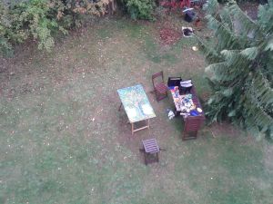 Ein Werk entsteht: Raus in den Garten